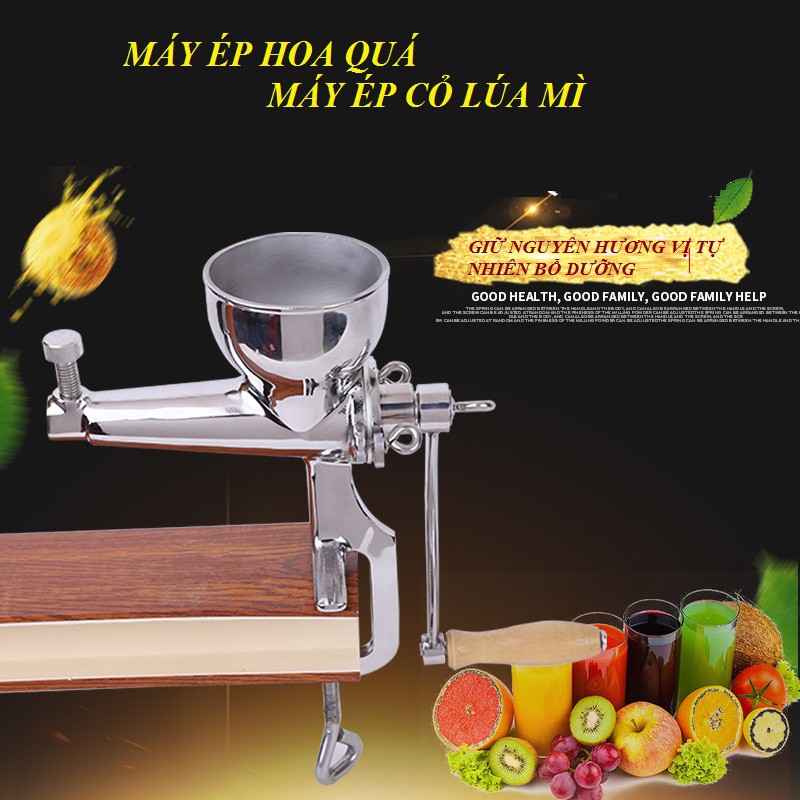 Máy ép trái cây tốc độ chậm, máy ép hoa quả ( Máy ép cỏ lúa mì)