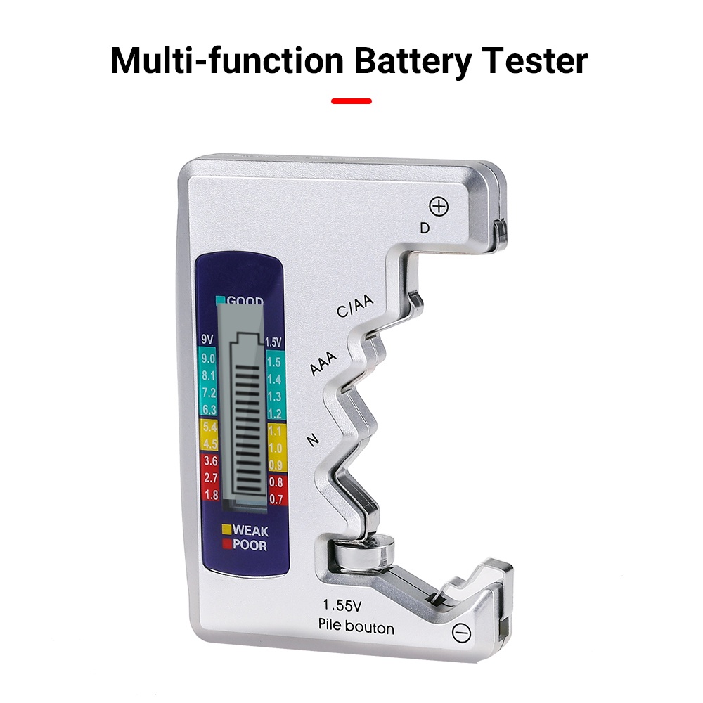 Máy test pin điện tử cầm tay EKEZ c d n aa aaa 9v 1.5v