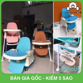 [CHỈ BÁN SỈ] GHẾ ĂN DẶM 9BABY - HANBEI MẪU MỚI 2021 3 CHỨC NĂNG - CÓ ĐỆM + BÁNH XE ( HÀNG CHÍNH HÃNG)