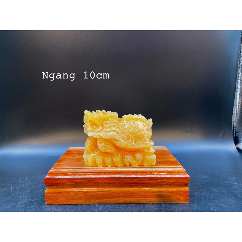 Tượng Long Quy Đầu Rồng Đá Ngọc Hoàng Long Phong Thuỷ 10cm 12cm 15cm