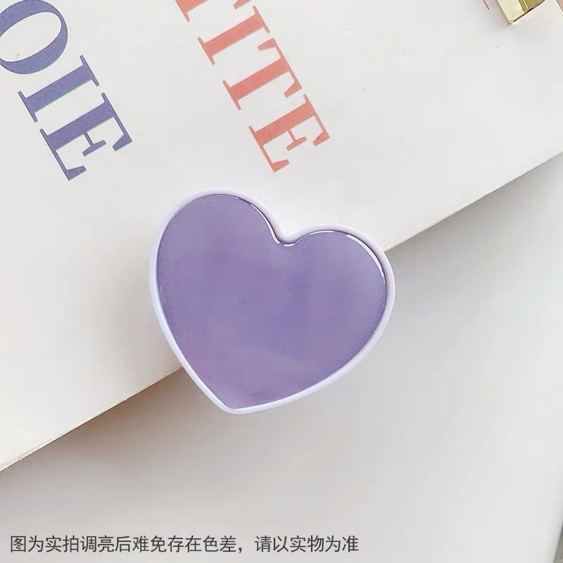 Giá Đỡ Điện Thoại Màu Trơn Hình Trái Tim Sáng Tạo Phong Cách Mới