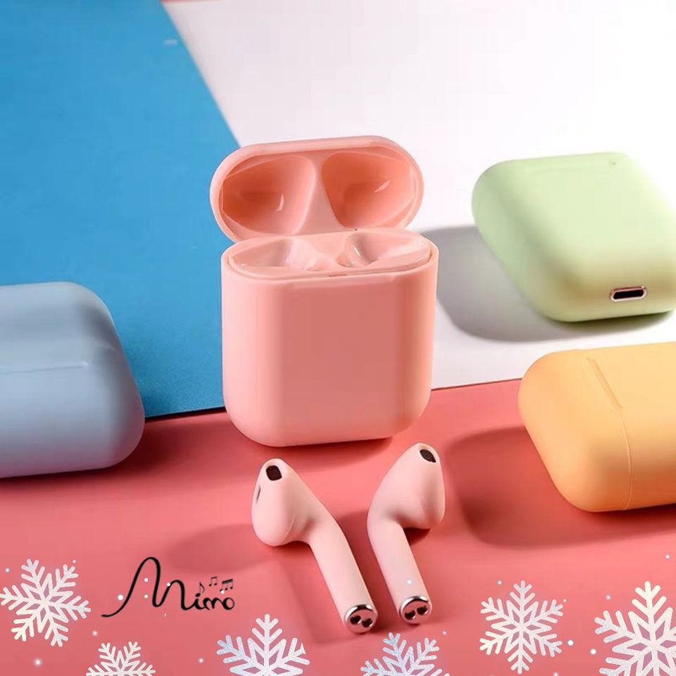 [BÁN CHẠY]Tai nghe airpod bluetooth 5.0 inpod 12 nhiều màu sắc xinh