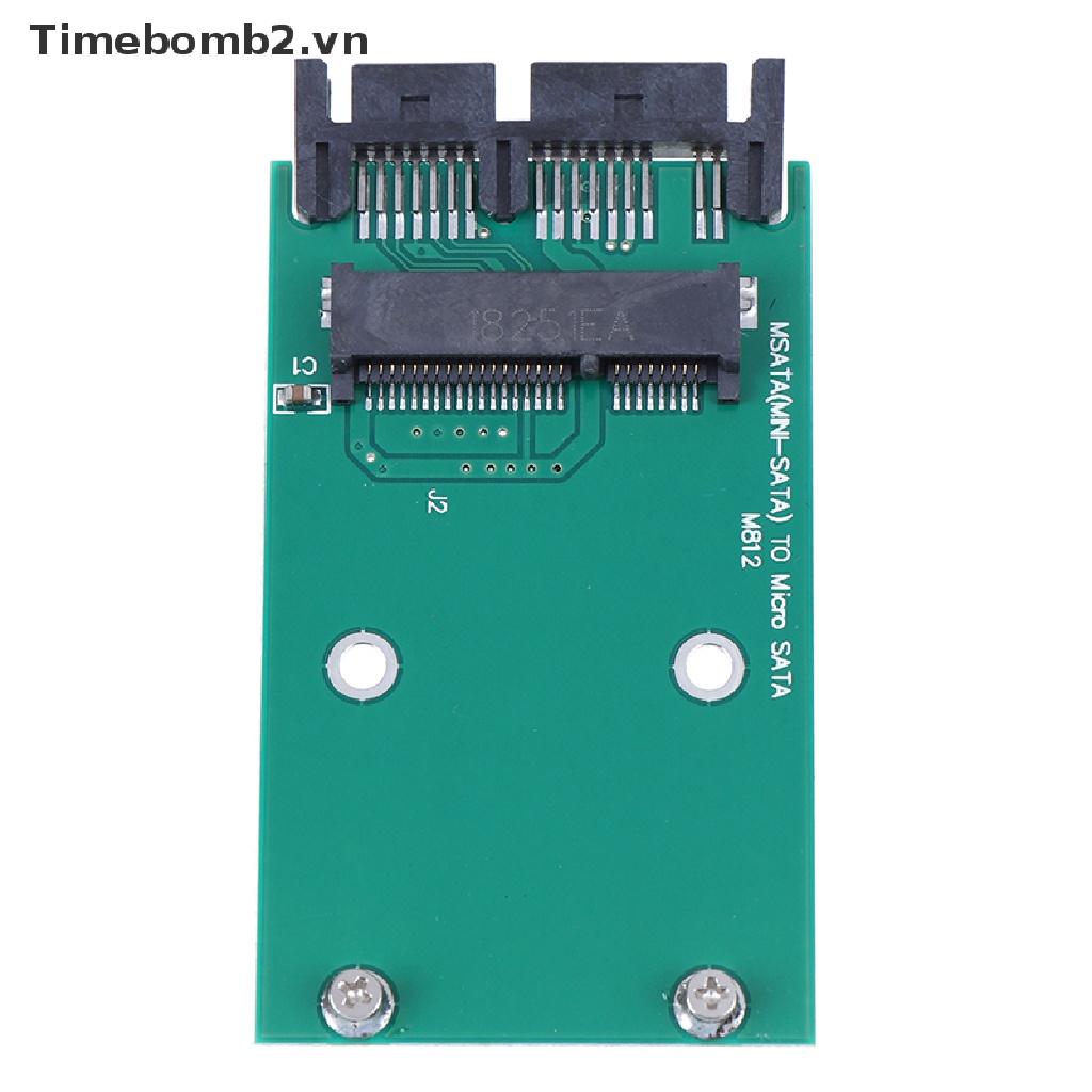 Set 2 thẻ chuyển đổi 1 cái Mini PCI-e PCI-e MSATA 3x5cm SSD sang 1.8" Micro SATA chuyên dụng | BigBuy360 - bigbuy360.vn