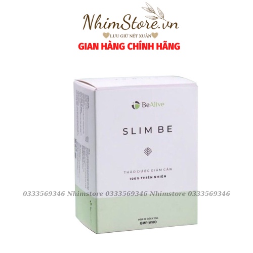 Trà giảm cân SLIM BE của BEALIVE giúp giảm 2 đến 3 kí sau 15 ngày