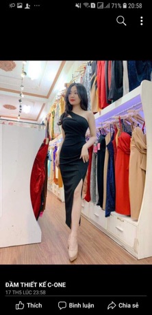 Đầm body lệch vai