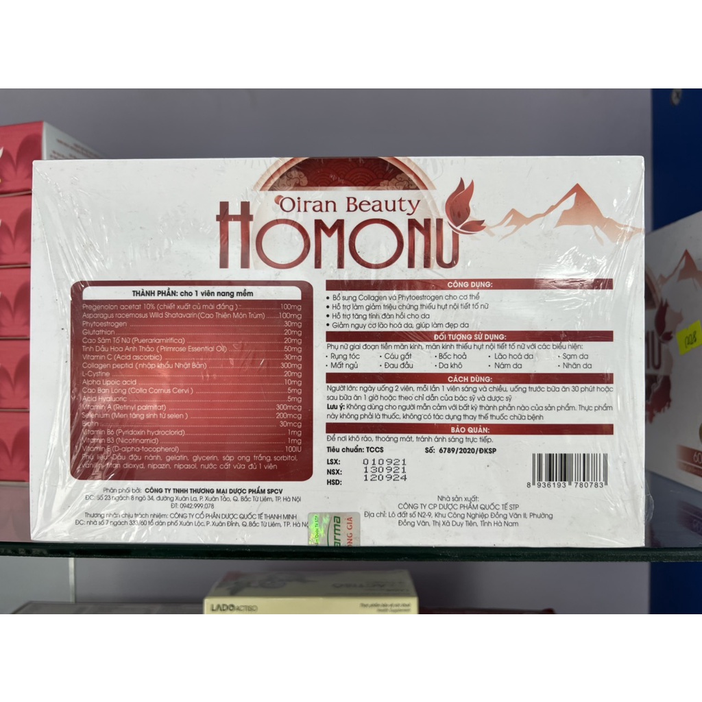 Viên Uống Oiran Beauty Homonu Nguyên Liệu Collagen Nhập Khẩu Từ Nhật Bản