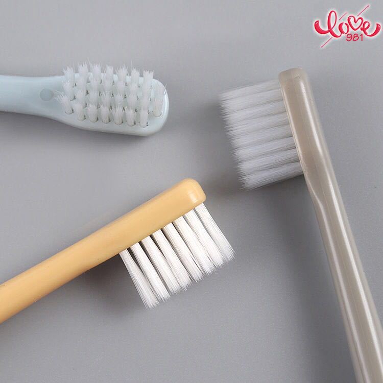 xả - Set 4 bàn chải đánh răng sợi lông mềm an toàn tiện dụng 【4 bàn chải nhật】