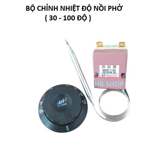 Bộ rơ le điều chỉnh nhiệt độ nồi nấu phở - Chỉnh nhiệt Le heng 16A