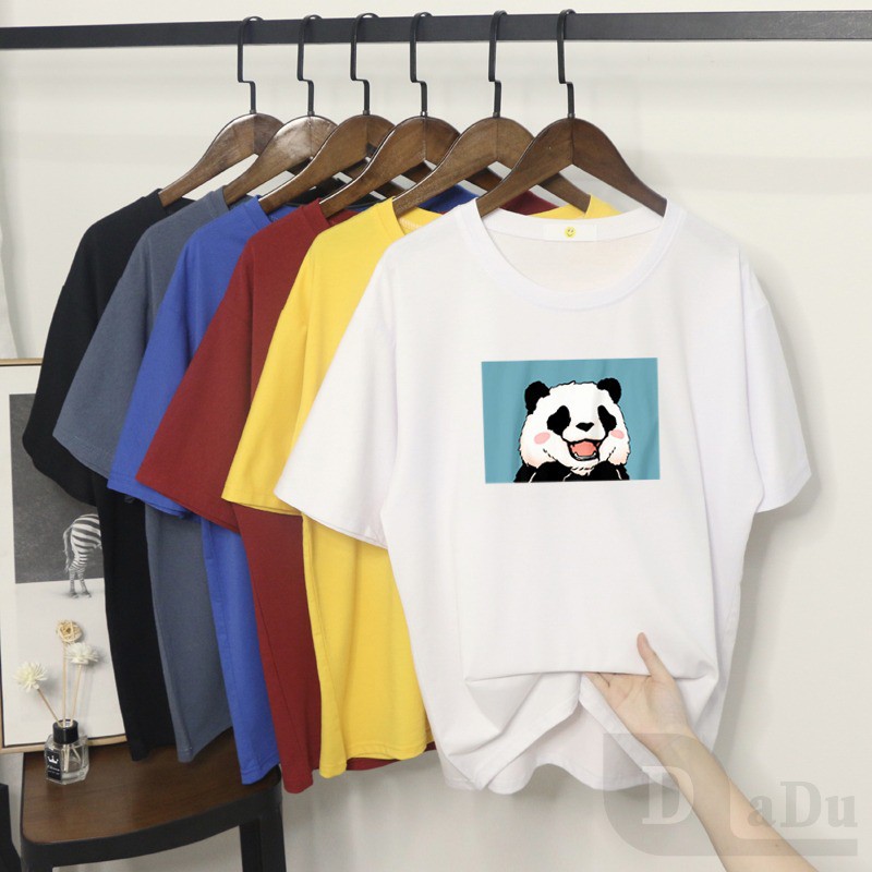 Áo Thun Tay Ngắn Cổ Tròn Dáng Rộng In Họa Tiết Hoạt Hình Thời Trang Cho Nữ Size S-3XL