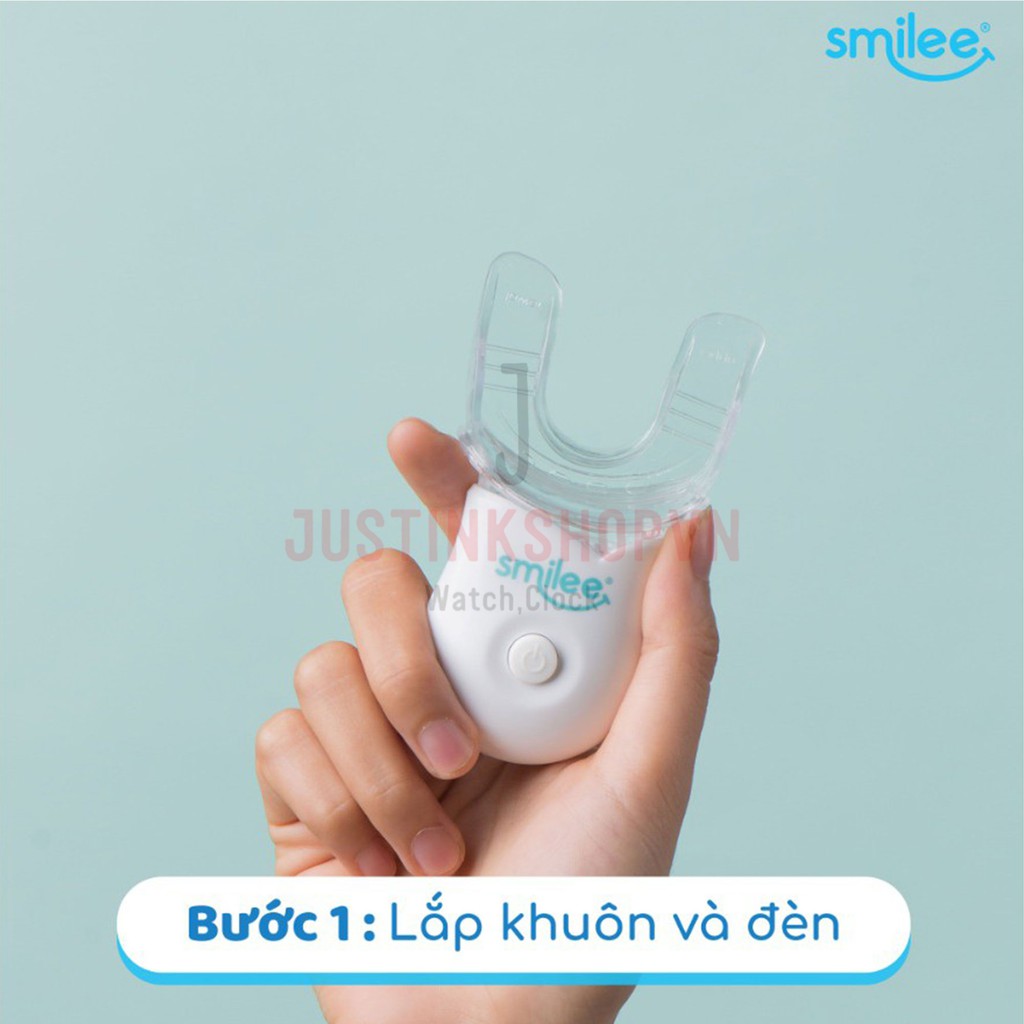 Bộ Kit Tẩy Trắng Răng Smilee Tại Nhà Siêu Hot không ê buốt cực an toàn có chứng nhận bảo hành đầy đủ - JSLE-1909-BKTR