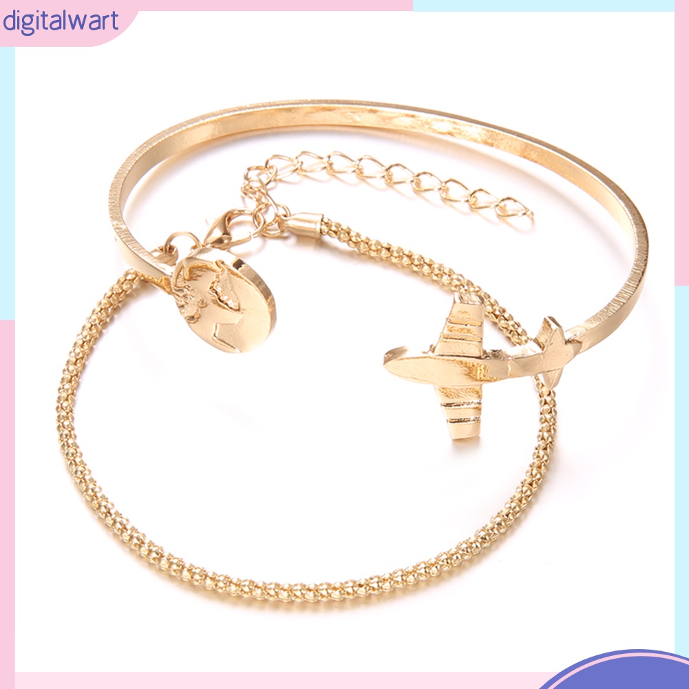 Bộ 2 vòng tay nữ trang tạo hình độc đáo