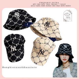 Nón tròn ny , mũ n88, n89 mlb monogram bucket hat & ball cap made in vietnam full tag