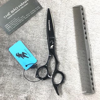 Kéo Chuốt Tóc(Kéo Bầu) Freelender Bằng Thép Cao Cấp+Tặng Kèm 1 hộp đựng kéo