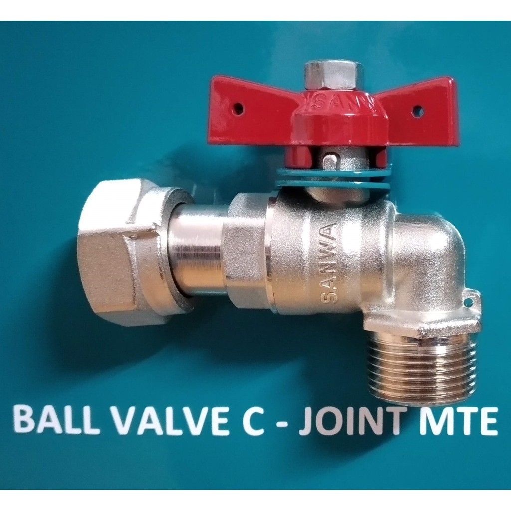 Van góc thường Sanwa BV15 EV -MF nối đồng hồ nước có xuất hóa đơn VAT