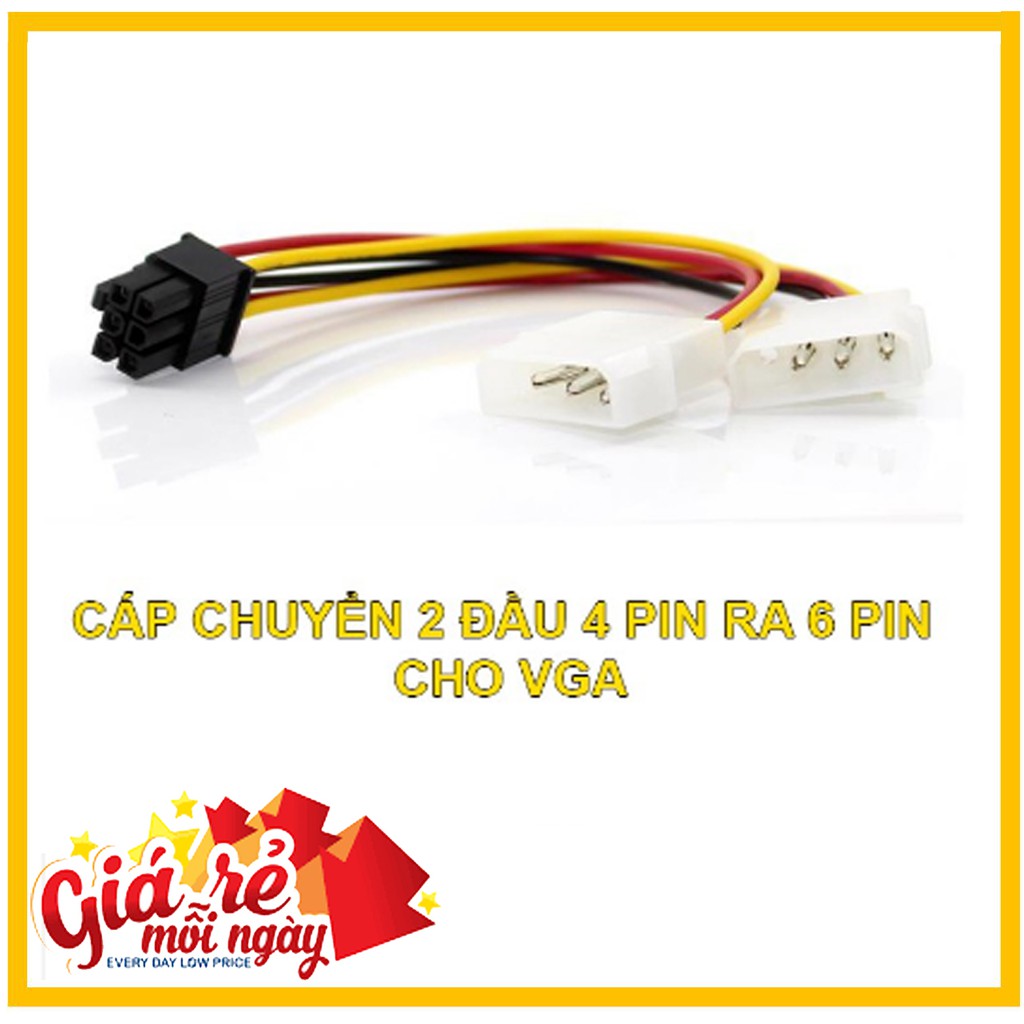 Dây chuyển nguồn đủ loại 4 pin, 6 pin, 8 pin, VGA Card, ổ cứng HDD, SSD