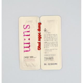 Gói dùng thử Nước thần cô đặc tái sinh da Sum (Sum37 Secret Essence Double Concentrate)