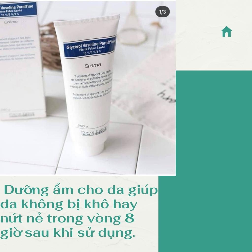 Kem dưỡng da ngăn nẻ, chàm cho bé và mẹ Dexeryl Pierre Fabre Glycerol Vaseline Paraffine 250g  - Sale Chính hãng