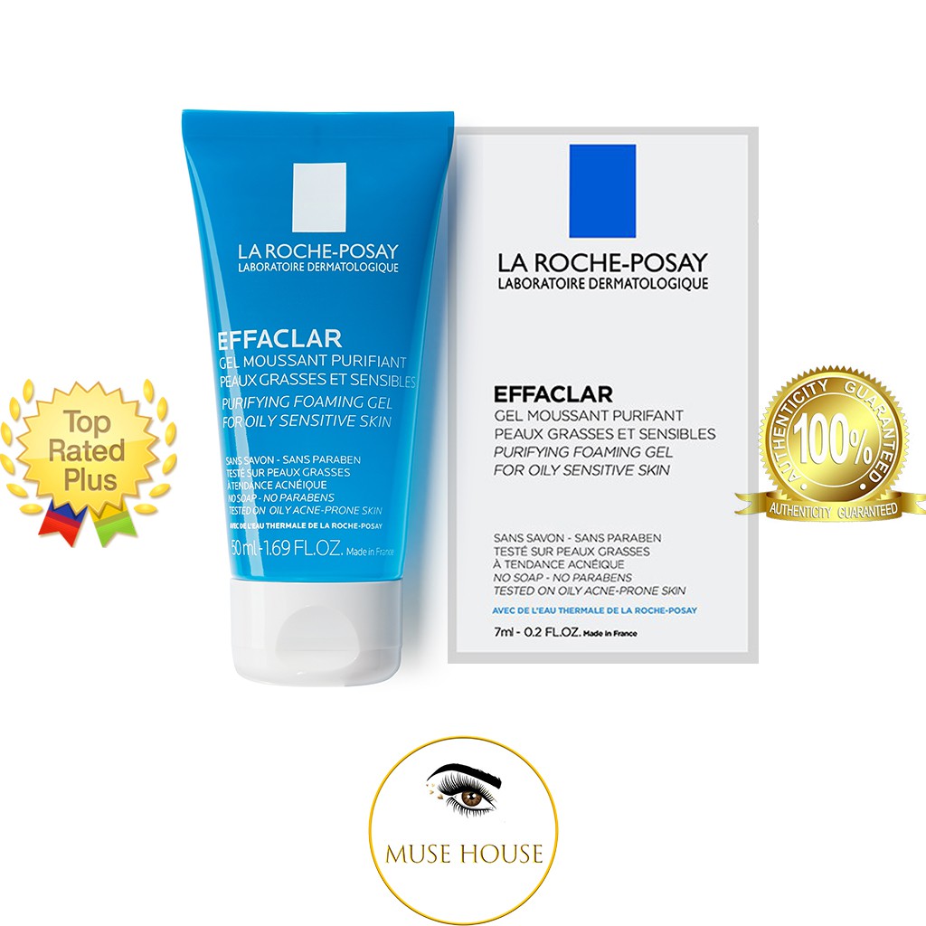 Sữa rửa mặt La roche Posay effaclar gel 7ml,15ml- MUSE HOUSE