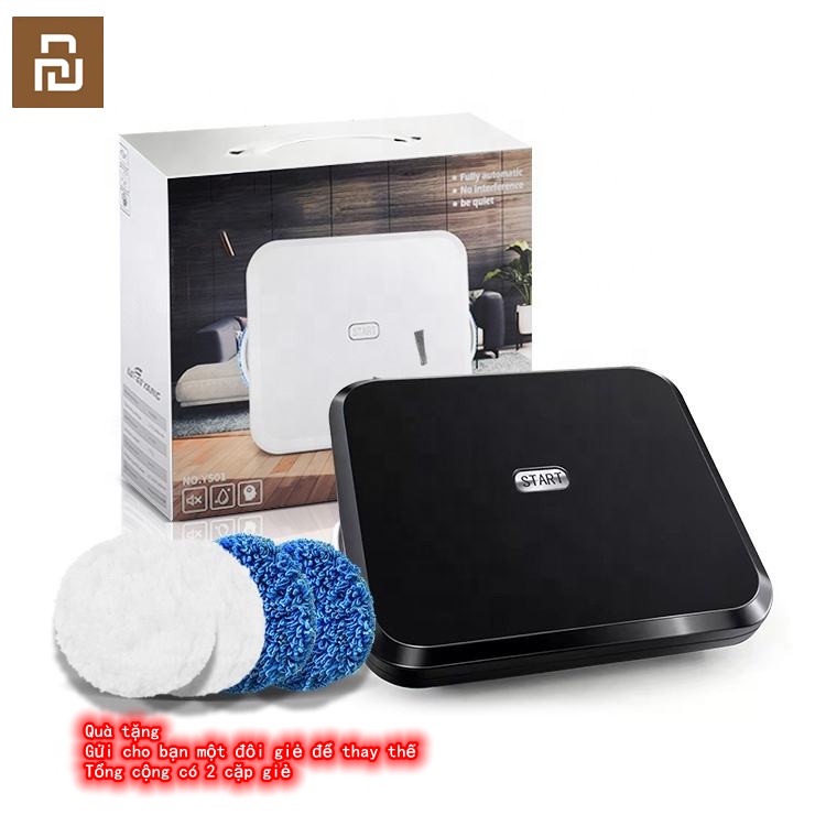 Xiaomi Youpin Robot Lau Nhà Thông Minh Tự Động Có Thể Dùng Ướt Và Khô