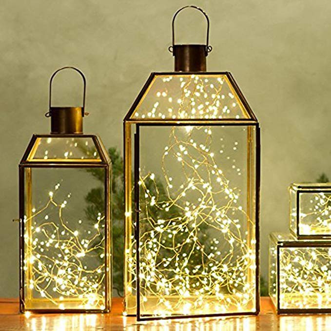 Dây đèn 5M 50 bóng LED nhiều tông màu sáng tùy chọn dùng trang trí giáng sinh