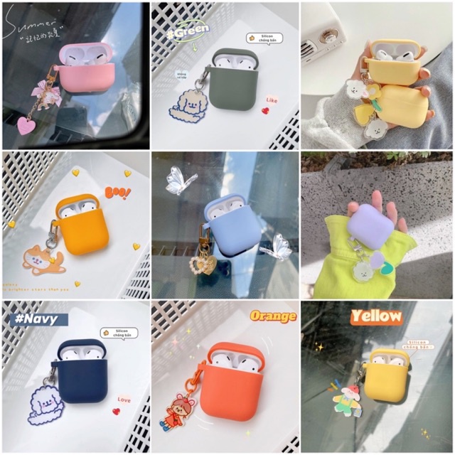 20+ Mẫu vỏ case ốp airpods 1 2 PRO, chất chống bẩn bảo vệ tai nghe