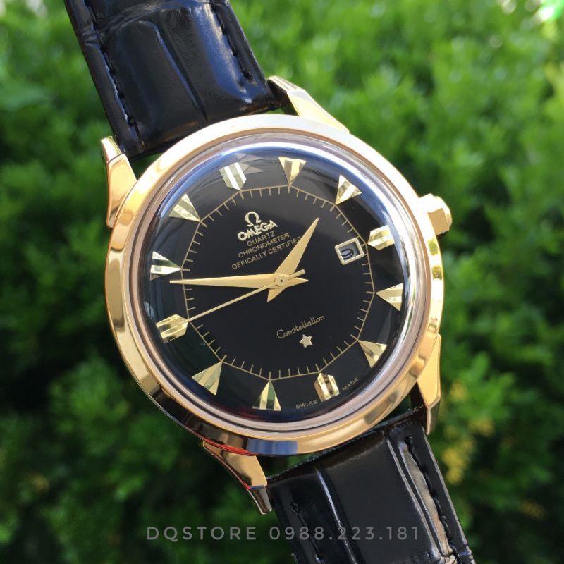 Đồng hồ nam O.MEGA, dòng cổ điển hot nhất hiện nay, dây da cao cấp, kính cong, chống nước, bảo hành 1 năm | BigBuy360 - bigbuy360.vn