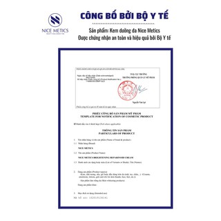Kem Dưỡng Da Cao Cấp Nhật Bản Nice Metics (48g)