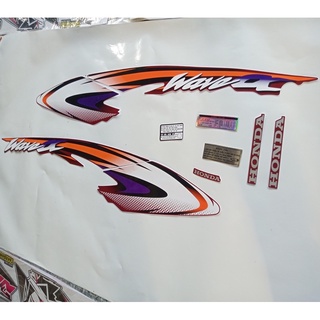 ( QUÁ RẺ) TRỌN BỘ TEM XE WAVE alpha đời 2005 ĐỎ SỊN