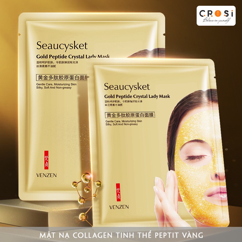 Mặt nạ thạch trong suốt pha lê Collagen BIOAQUA chăm sóc da mặt giúp da căng mịn tăng đàn hồi | BigBuy360 - bigbuy360.vn