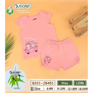 JB451 Bộ cộc tay cài vai Judoby ( 9-24M)