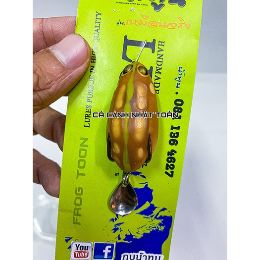 NHÁI HƠI CÂU LURE FROG TOON V3 CÂU CÁ LÓC