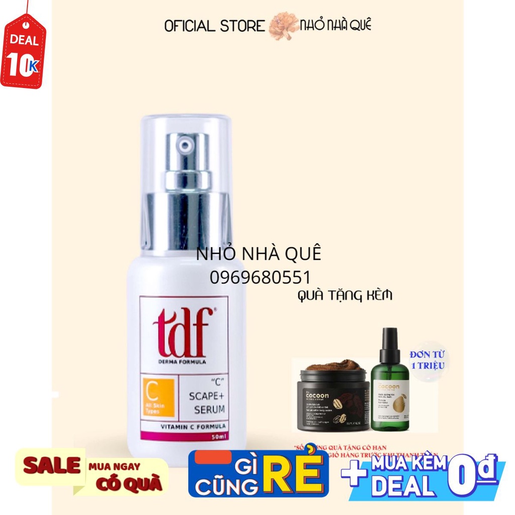 [CAO CẤP] TDF - Vitamin C siêu dưỡng chất TDF C Scape+ Serum 30ml chống oxy hóa và sáng da