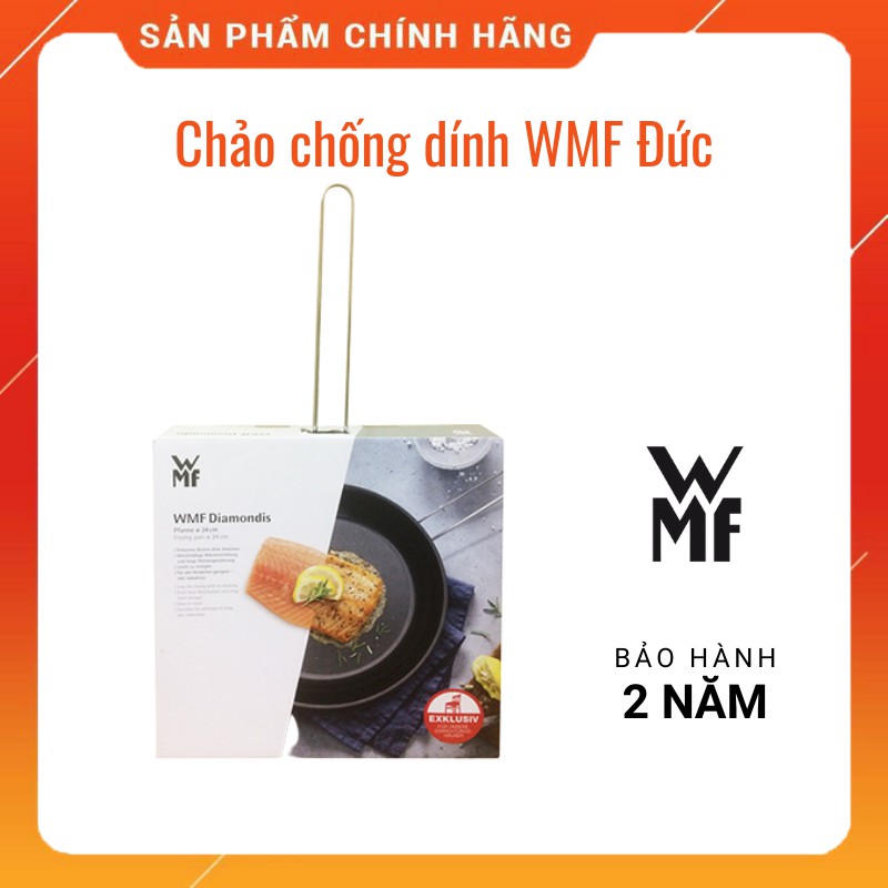 [Số 1 nước Đức] Chảo chống dính nhập khẩu cao cấp Đức WMF, dùng cho bếp từ, bếp ga, bếp điện, hồng ngoại, BH 2 năm, 24cm