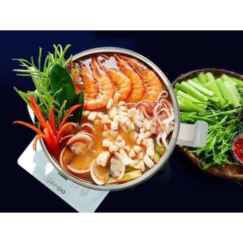 [Hàng Chính Hãng - Bảo Hành 12 Tháng] ❤️ Ấm Điện Đa Năng Rapido Với 24 Chế Độ Nấu