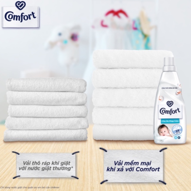 Nước Xả Vải Comfort Cho Da Nhạy Cảm Túi 2.8L
