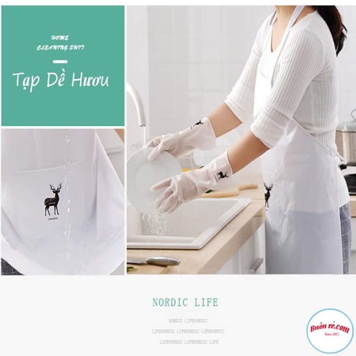 Găng tay cao su xuất Nhật rửa bát - làm bếp - vệ sinh nhà