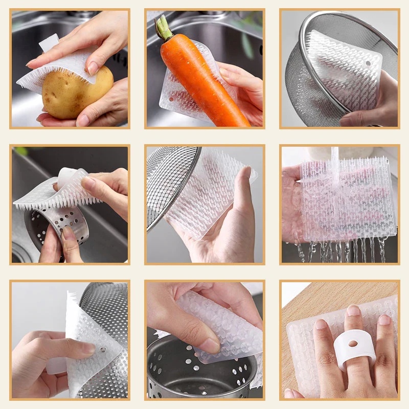 Cọ Rửa Rau Củ Quả Đa Chức Năng Tiện Dụng Cho Nhà Bếp
