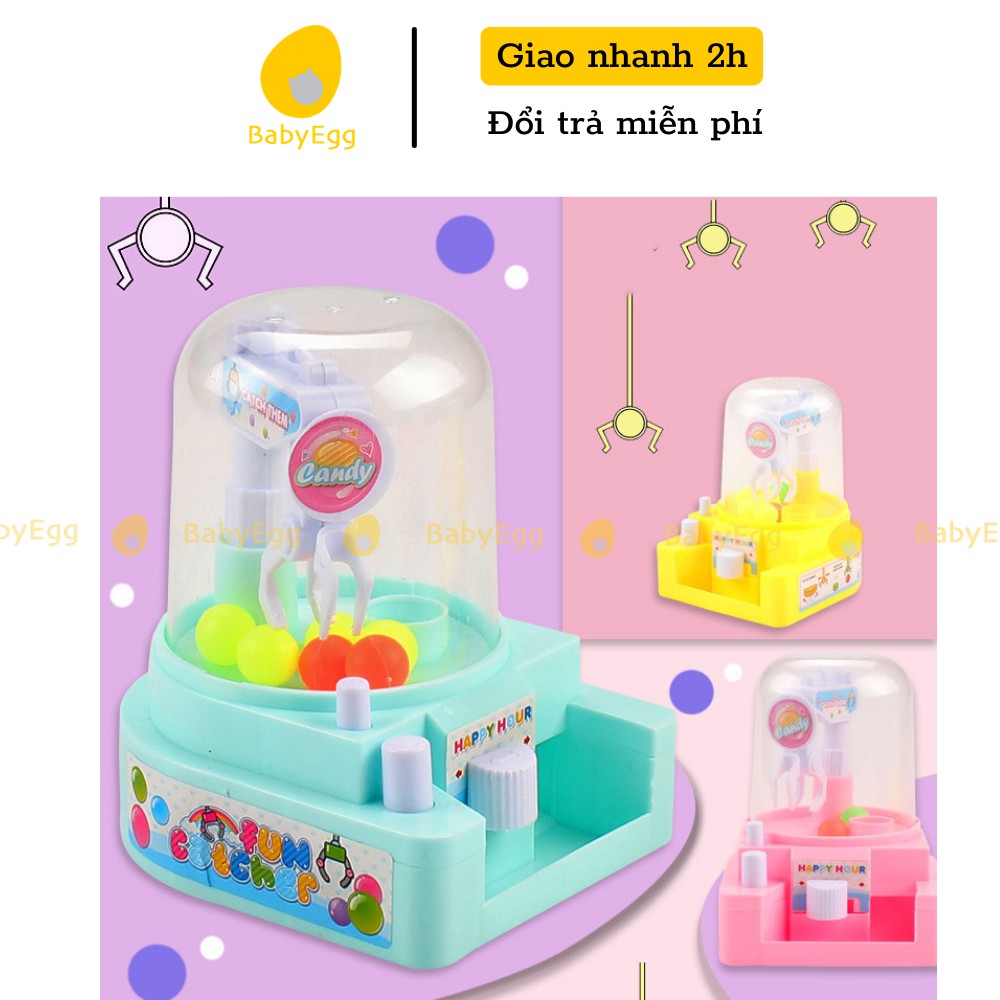 Máy gắp thú size lớn đồ chơi trẻ em tăng tương tác cho bé trai bé gái 3 4 5 6 7 8 tuổi babyegg baby egg