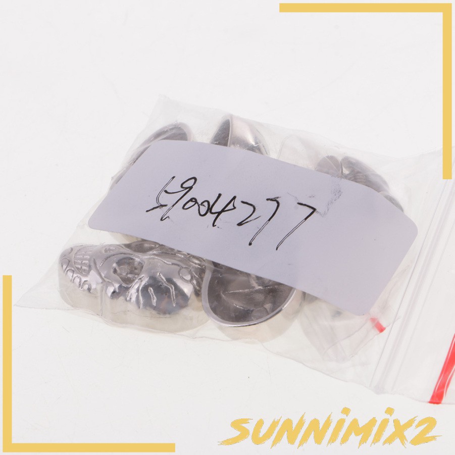 Set 2 Ốc Vít Kim Loại Hình Đầu Lâu Phong Cách Punk Gothic Diy Sunnimix2 (sunnimix2) Bộ 10 Cái