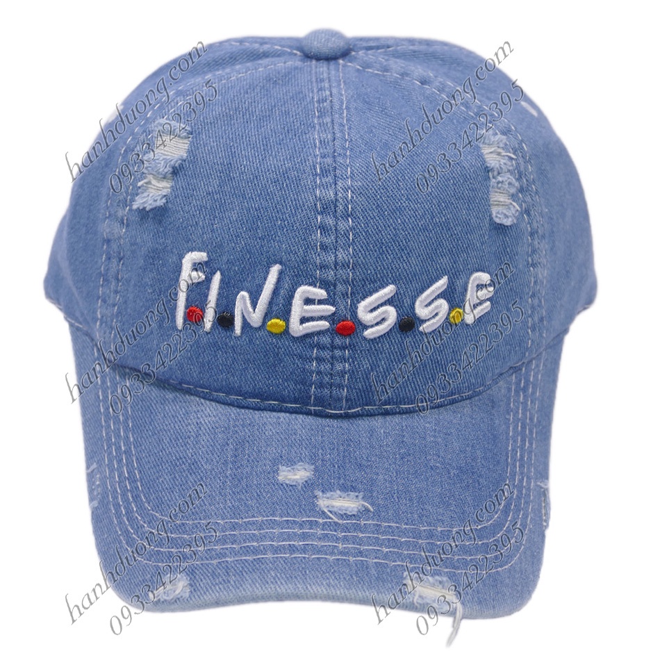 Nón kết jean Finesse mũ jean thời trang cá tính phù hợp cho cả nam và nữ