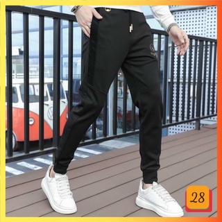 Quần jogger kaki nam cao cấp lưng thun ống bó co giãn hg214