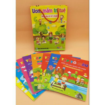 Set 8 quyển - Bộ tập tô cho bé