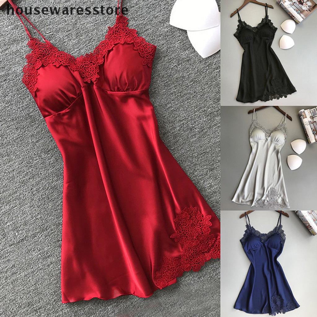 Áo Choàng Ngủ Bằng Lụa Phối Ren Quyến Rũ Cho Nữ