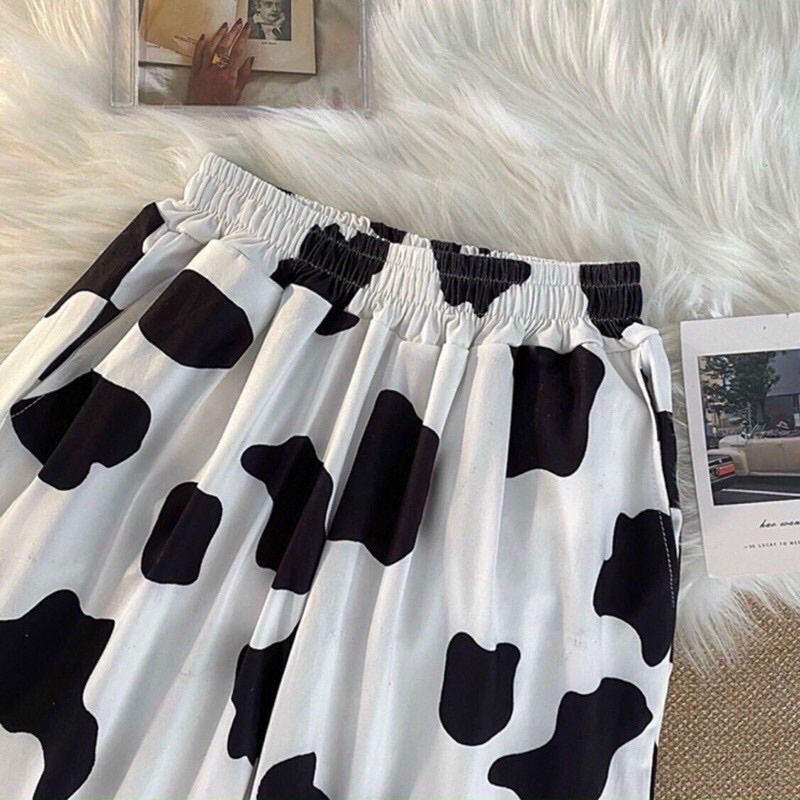 Quần Đùi Bò Sữa Cartoon nam nữ TUEANHSHOP Quần Short Hoạt Hình Unisex Freesize 38-70kg