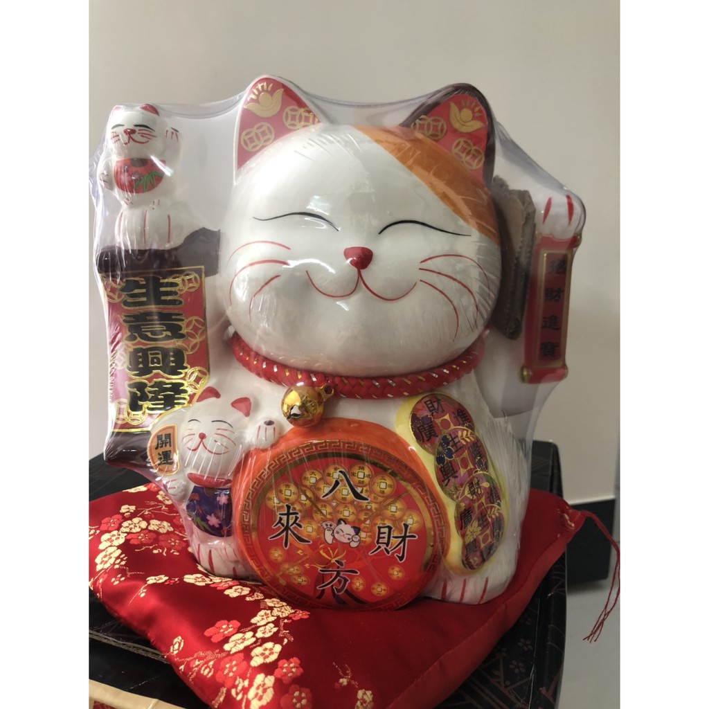 mèo vẫy cỡ đại - mèo vẫy đại phúc - phát tài cao 20cm