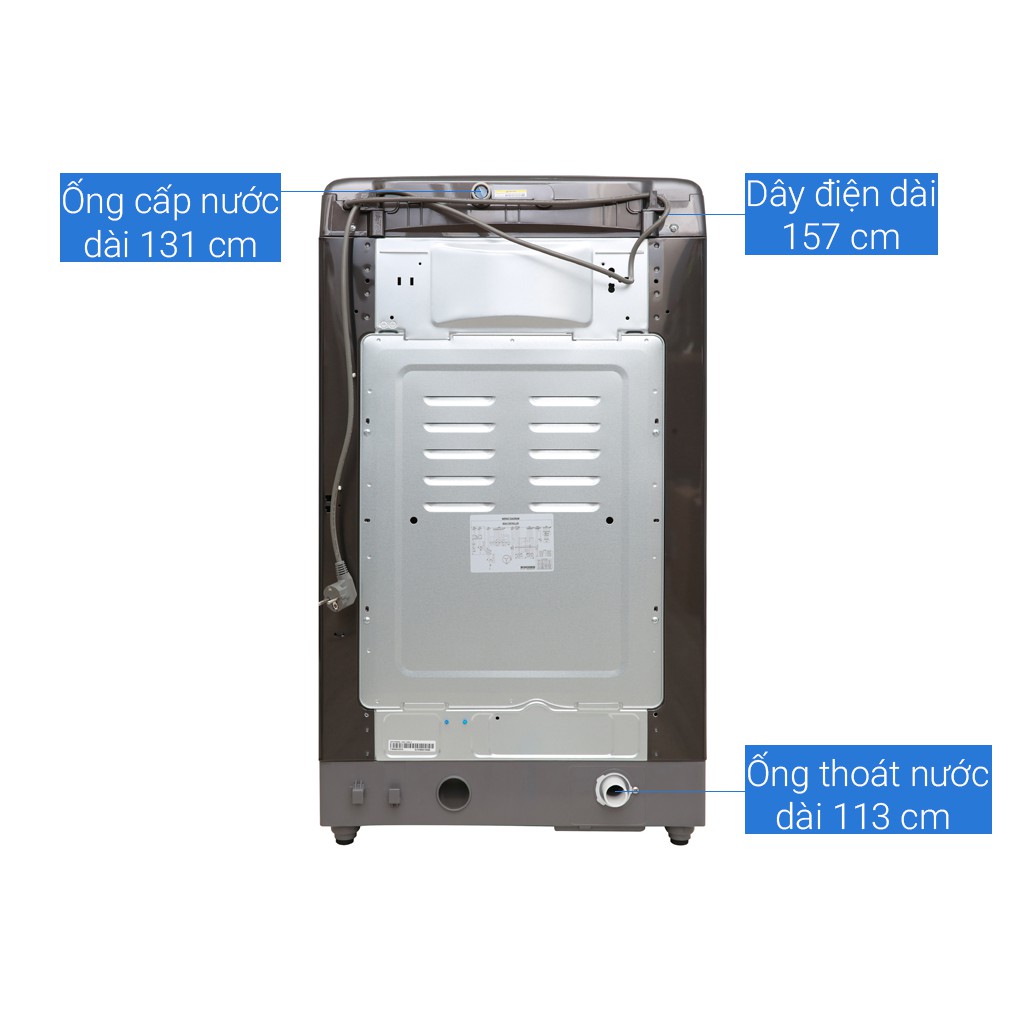 Máy giặt cửa trên LG Inverter 13 kg TH2113SSAK - Giặt nước nóng, Giặt hơi nước, sản xuất Thái Lan, giao miễn phí HCM