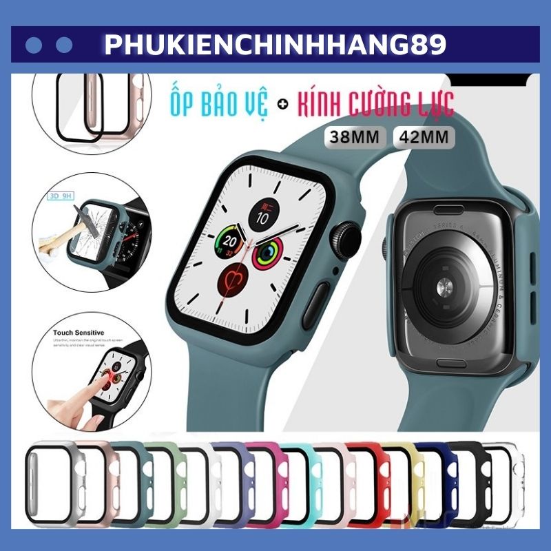 Ốp Ap Watch 🤖 FREESHIP 🤖 Ốp Cường Lực Full Màn Ap Watch 2 In 1 Bảo Vệ Màn hình + Body - MOBILE89