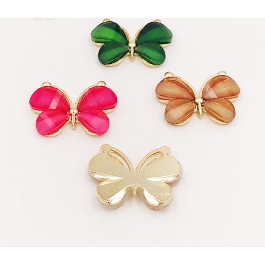 Hình bướm nhiều màu - Phụ kiện đính túi handmade