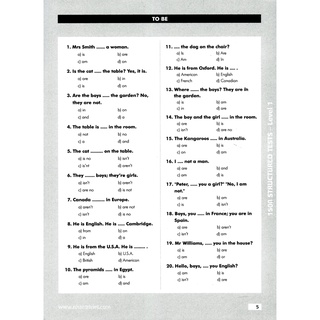 Sách 1500 Structured Tests Level 1