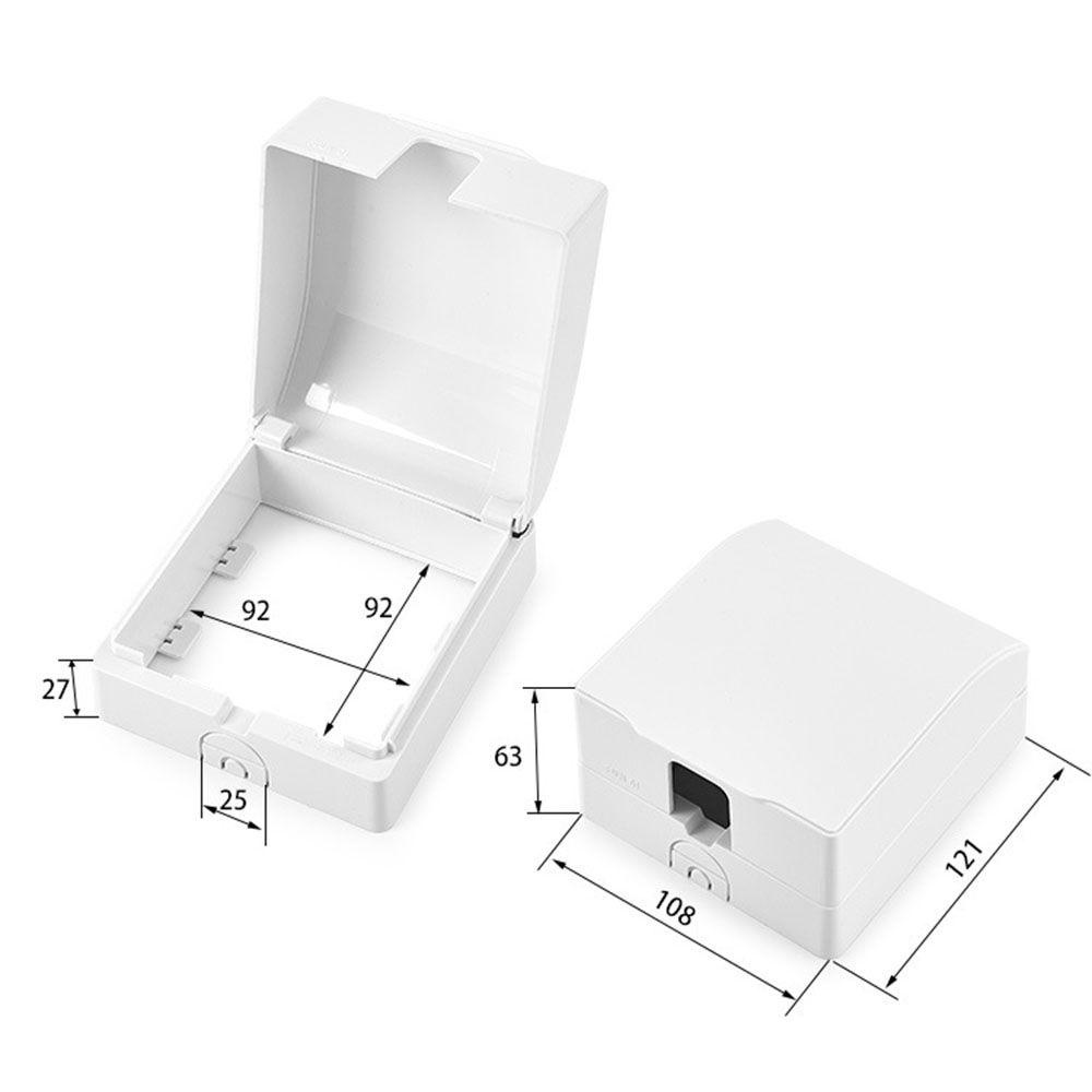 PISTA 1 Nắp Đậy Ổ Cắm Điện Tự Dính Chống Văng Bảo Vệ An Toàn Cho Phòng Tắm